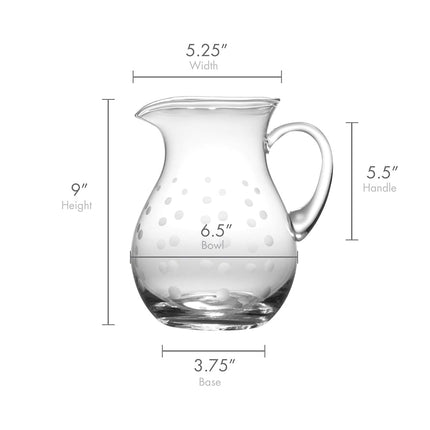 Mikasa Cheers Glass Beverage Pitcher, 3.25-Quart