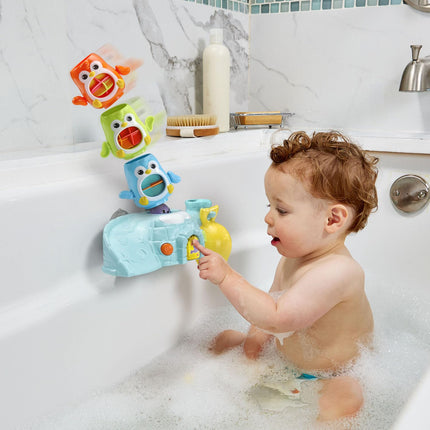 VTech Pingüinos chapoteadores y giratorios para la bañera de bebés