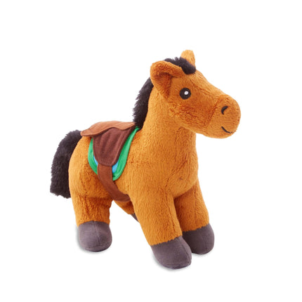 Melissa & Doug Set de Juego de Cuidado de Caballos Feed & Groom con Animal de Peluche