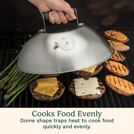 Cuisinart Bonus, 12.25" Melting Dome and Wire Rack, Stainless Steel