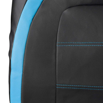 Motor Trend M222 HighBack Performance Car PU Leather Seat Covers Protectors for Auto