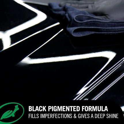 Turtle Wax Hybrid Solutions Ceramic Black Polish & Wax - 414Ml -53448