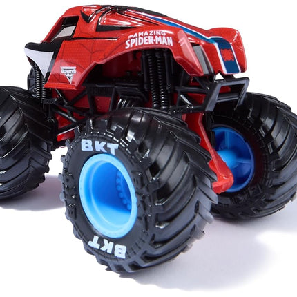 Monster Jam, Marvel Official Venom Vs. The Amazing Spider-Man Die-Cast Monster Trucks, 1:64 Scale, Kids’ Toys for Boys and Girls Aged 3 and up
