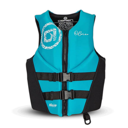 O'Brien Women's Traditional Neoprene USCGA Life Jacket, Aqua, Small