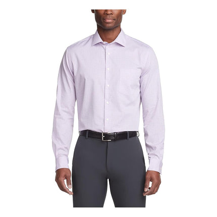 Van Heusen Men's Regular Fit Flex Collar Check Dre