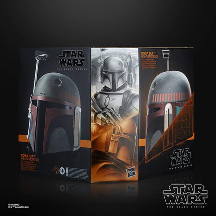 Star Wars The Black Series Boba Fett (Re-Armored) Premium Electronic Helmet, The Mandalorian Roleplay Collectible for Kids Ages 14 and Up