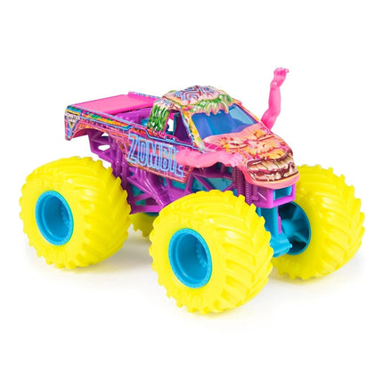 Monster Jam 2026 Official 1:64 Diecast Truck Series 45 Cyberflare Zombie