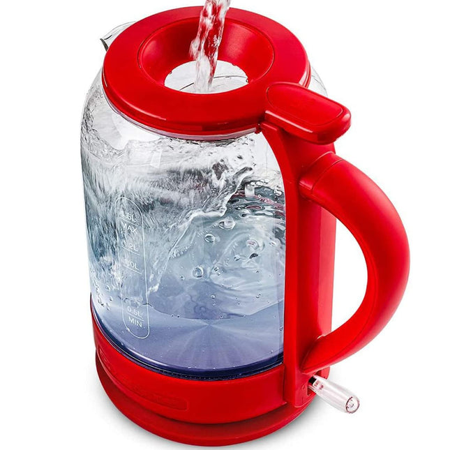OVENTE Electric Kettle with 1.5L Borosilicate Glas