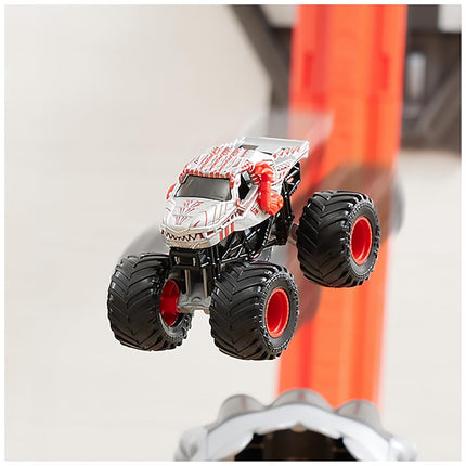 Monster Jam ThunderROARus Drop Playset with Exclusive Monster Truck, Over 2 Metres Tall, Lights and Sounds, Kids’ Toys for Boys and Girls Ages 5 and up