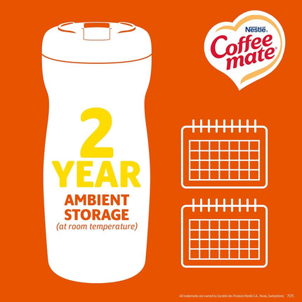 Coffee-mate Coffee Creamer, Hazelnut Canister, 15-Ounce Containers (Pack of 12)