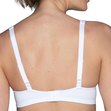 Sujetador sin aros de cobertura completa Vanity Fair Women's Body Caress 72335, blanco estrella, 42D