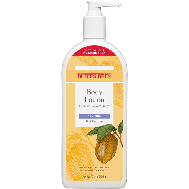 Burts Bees Cocoa and Cupuacu Butters Body Lotion, 