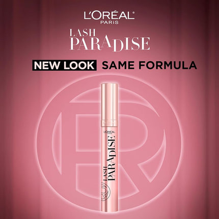 L’Oréal Paris Voluminous Lash Paradise Mascara, Lengthening Mascara, Volume & Length for Up to 24 Hours with Flower Oil Infused Conditioning Formula for Sensitive Eyes, Blackest Black, 0.28 fl. oz.