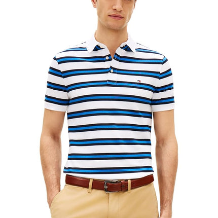 Tommy Hilfiger Men's 1985 Slim Short Sleeve Polo, 