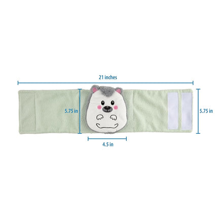 Dr. Brown's Infant Gripebelt Heated Belly Band, Soothe Baby's Tummy with Gentle Warmth and Compression, Hedgehog, 0m+