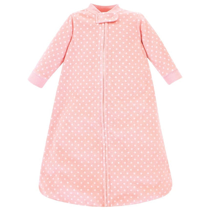Hudson Baby Saco de Dormir Polar de Manga Larga Unisex para Bebé, Floral, 6-12 Meses