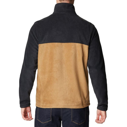 Columbia Men's Steens Mountain Full Zip 2.0 Fleece Jacket, Black/Delta, 3X