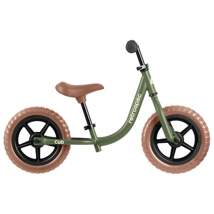 Retrospec Cub 2 Toddler 12" Balance Bike, 18 Months - 3 Years Old, No Pedal Beginner Kids Bicycle for Girls & Boys, Flat-Free Tires, Adjustable Seat, & Durable Frame