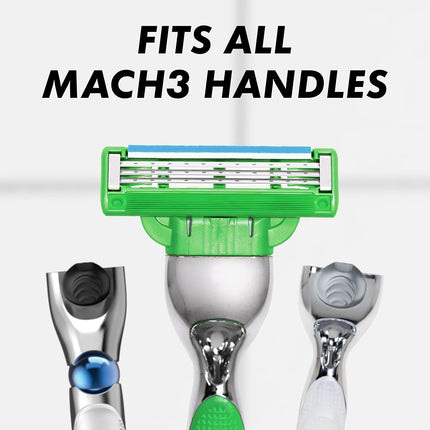 Gillette Mach3 Sensitive Men's Razor, 20 Refills