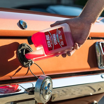 STA-BIL Storage Fuel Stabilizer - Keeps Fuel Fresh For Up To Two Years, Effective In All Gasoline Including All Ethanol Blended Fuels, For Quick, Easy Starts, Treats Up To 40 Gallons, 16oz (22207),Red
