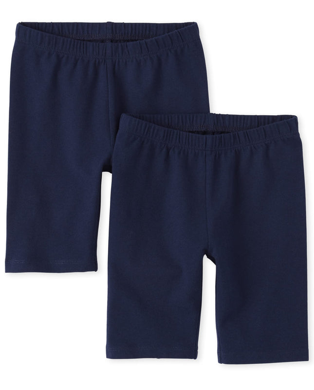 The Children's Place Girls' Solid Bike Shorts, Tid