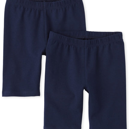 The Children's Place Girls' Solid Bike Shorts, Tid