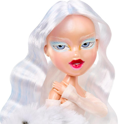 Bratz Holidayz Frosty Nightz - Cloe Collector’s Edition Doll, Comes with Real Fashions and Accessories, White, Blue