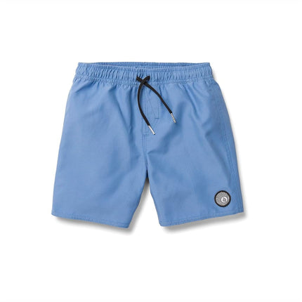 Short de bain Volcom Lido Solid pour garçon, vert électrique, très grand