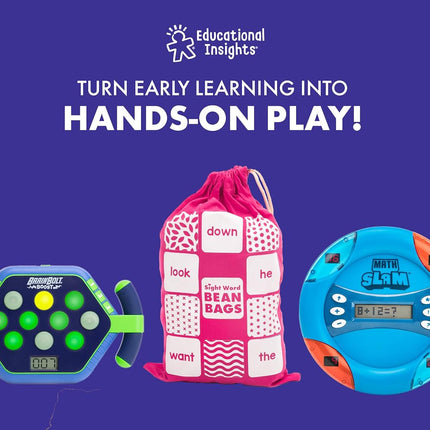 Learning Resources Sight Word Slam, Sight Word Games, Ages 5+, Learn Over 185 English Sight Words, 2 Modes, Electronic Educational Word Game for 1 Player, Phonics Games