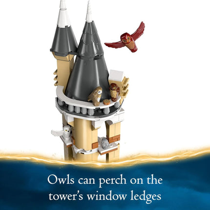 LEGO® Harry Potter™ Hogwarts™ Castle Owlery 76430, Fantasy Toy for Kids, Animal Adventure Playset, Includes 3 Characters, Wizarding World Toy Set for Girls, Boys and Any Fan Aged 8 Plus