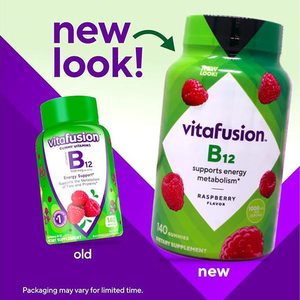 Vitafusion Vitamin B-12 1000 mcg Supplement, 60 Count