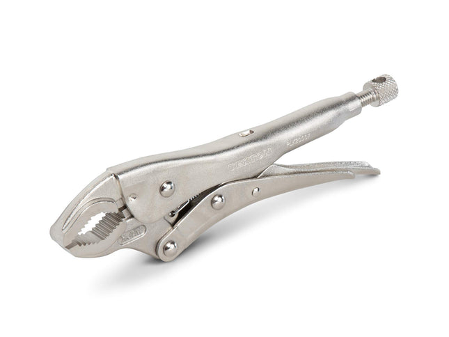 TEKTON 7 Inch Deep Bite Round Jaw Locking Pliers |