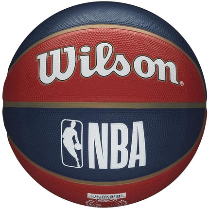 Wilson Basketball, NBA Team Tribute Model, ATLANTA HAWKS, Outdoor, Rubber, Size: 7