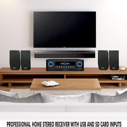 Technical Pro 1000 Watts Professional Home Theater Receiver System Kit