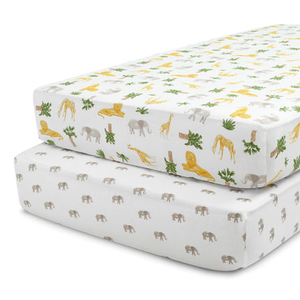 Delta Children Fitted Crib Sheets for Girls and Bo