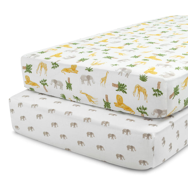 Delta Children Fitted Crib Sheets for Girls and Bo