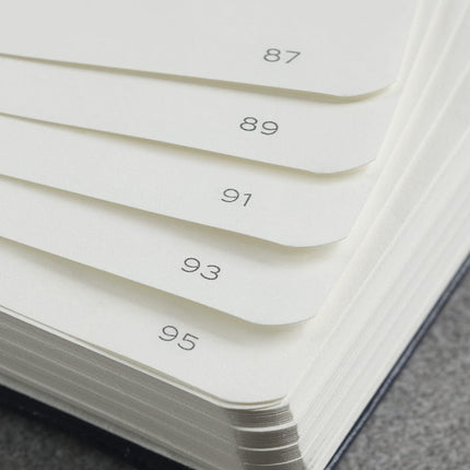 Leuchtturm1917 121 Numbered Pages Dotted Medium A5 Softcover Notebook, Black