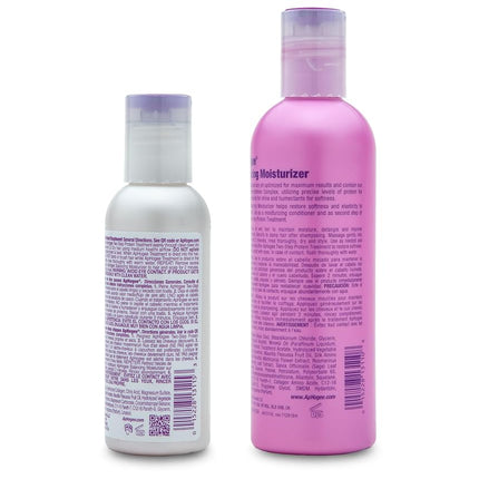 Aphogee Serious Hair Care Double Bundle (Balancing Moisturizer and Twostep Protein Treatment).