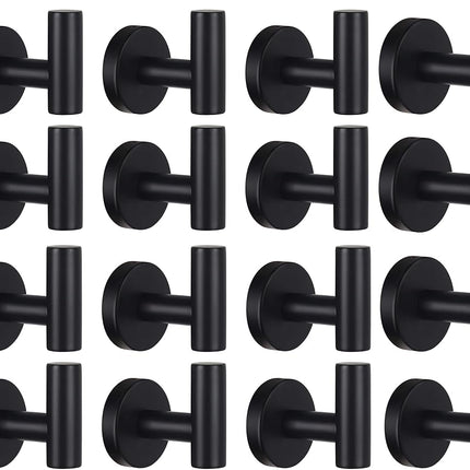 Homagic Bathroom Robe Towel Hooks Coat Matte Black