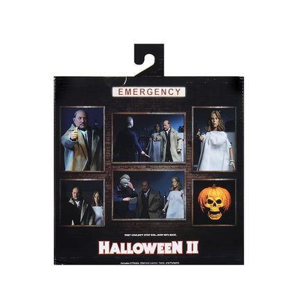 NECA - Halloween 2 Doctor Loomis & Laurie Strode 8In Retro ActionFigure 2Pk
