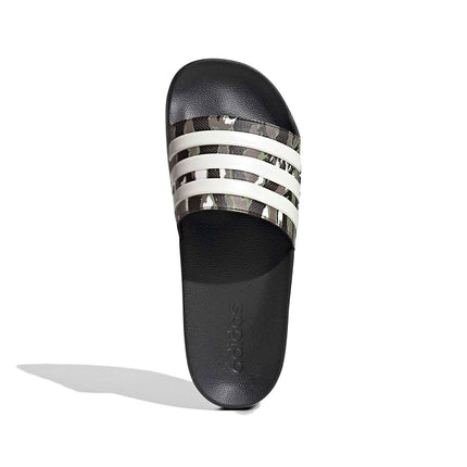 adidas Unisex Adilette Shower Slides Core Black/Alumina/Tent Green 18 UK 54 EU