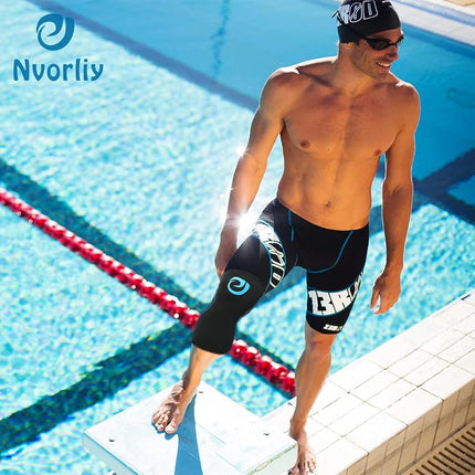 Rodillera Nvorliy AquaFlex Pro, rodillera de compresión para natación, actividades acuáticas, vela, buceo, surf, remo, kayak y recuperación de lesiones - Soporte para mujeres y hombres (XL)