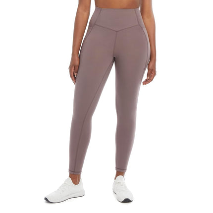 Jockey Womens Contour Pocket High Waist Full Length Leggings, Plum Truffle, Large