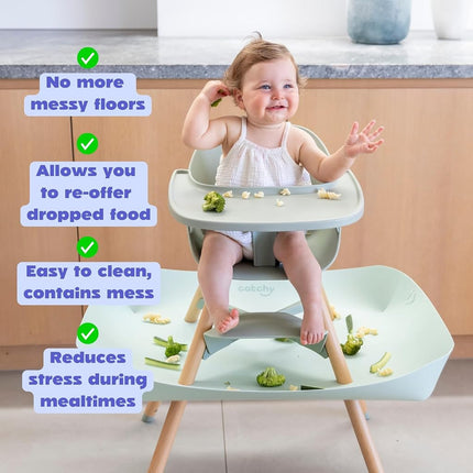 CATCHY - High Chair Food Catcher - Compatible with Stokke Tripp Trapp
