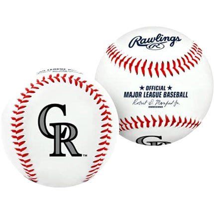 Balle de baseball Rawlings avec logo d'équipe MLB, Colorado Rockies