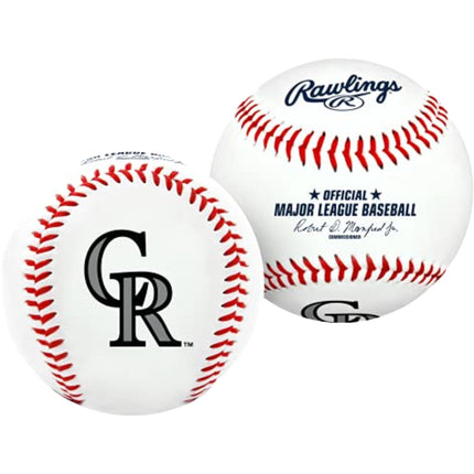 Rawlings MLB Team Logo Baseball, Colorado Rockies