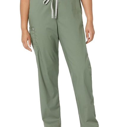 WonderWink Drawstring Cargo Pant, Olive, 3X-Large 
