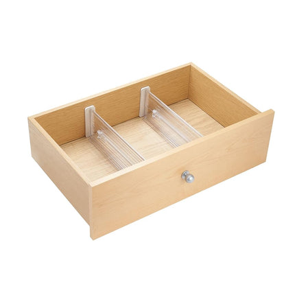 iDesign Linus Drawer Dividers, Plastic Drawer Sepa