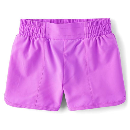 The Children's Place Girls' Active Pull on Stretchy Waistband Flowy Short, Dynamic Lilac, XX-Large