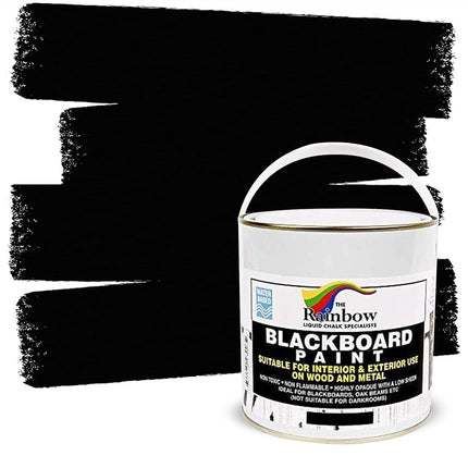 Chalkboard Blackboard Paint - Brush on Wood, Metal
